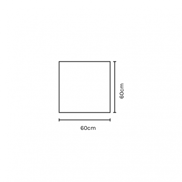 Mantel individual monouso 60x60
