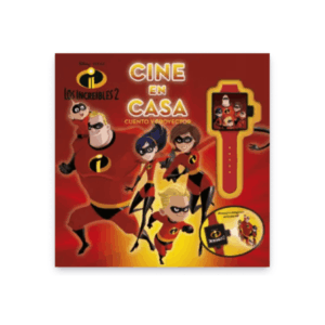 Los Increíbles 2. Cine en casa. Cuento y proyector