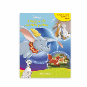Amigos de cuatro patas. Libroaventuras. Cuento, figuritas y tapete